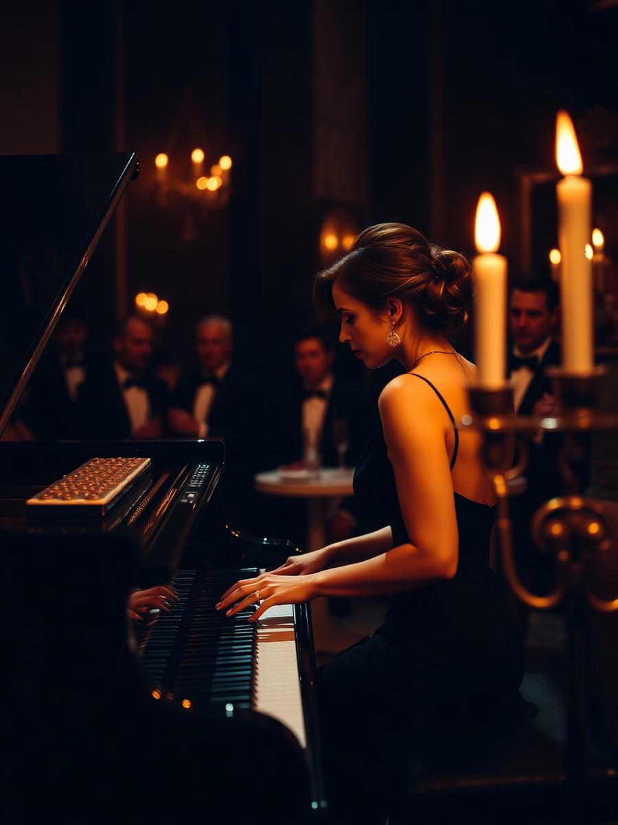 Cocktail artist performing at a luxury event